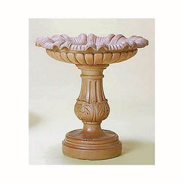 Corsica Bird Bath or Planter Cast Stone Outdoor Garden Fountain Fountain Tuscan